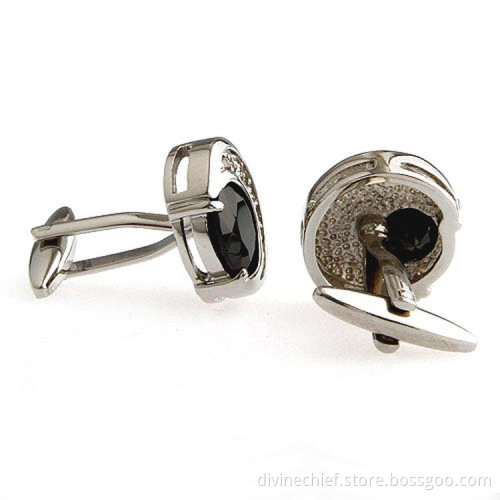 Custom High Quality Ziron Cufflinks for Mens Shirts
